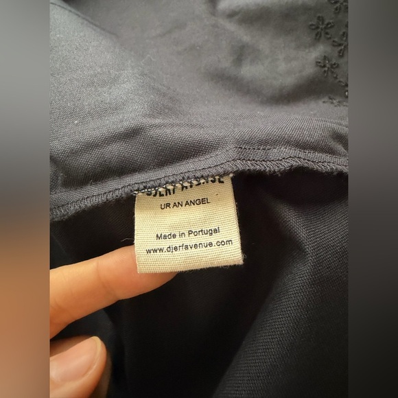 Djerf Avenue Breezy Embroidered Dress Black in M - Picture 6 of 15